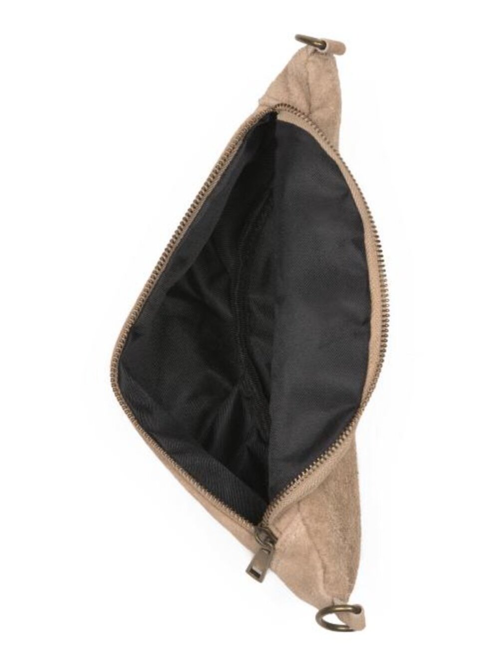 MARLON Made In Italy Suede Large Belt Bag - Picture 3 of 5